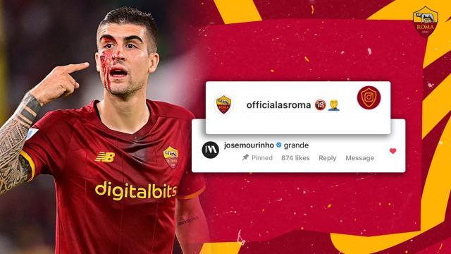 罗马惨胜，队长染红停赛 穆帅气炸，直骂裁判荒唐